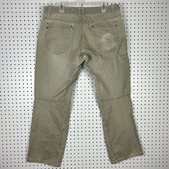 Kuhl‎ Outkast Chino Outdoor Pants Men 38x32 Khaki Tan Patina Dye Tactical Casual - Picture 3 of 9